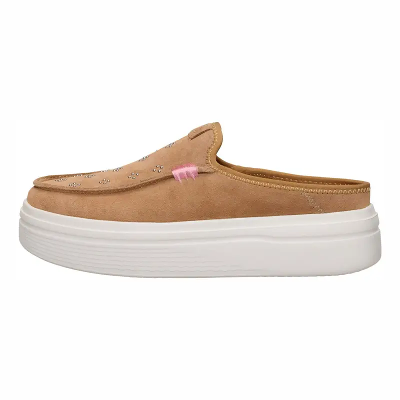 Austin Lift Suede Stud Cognac