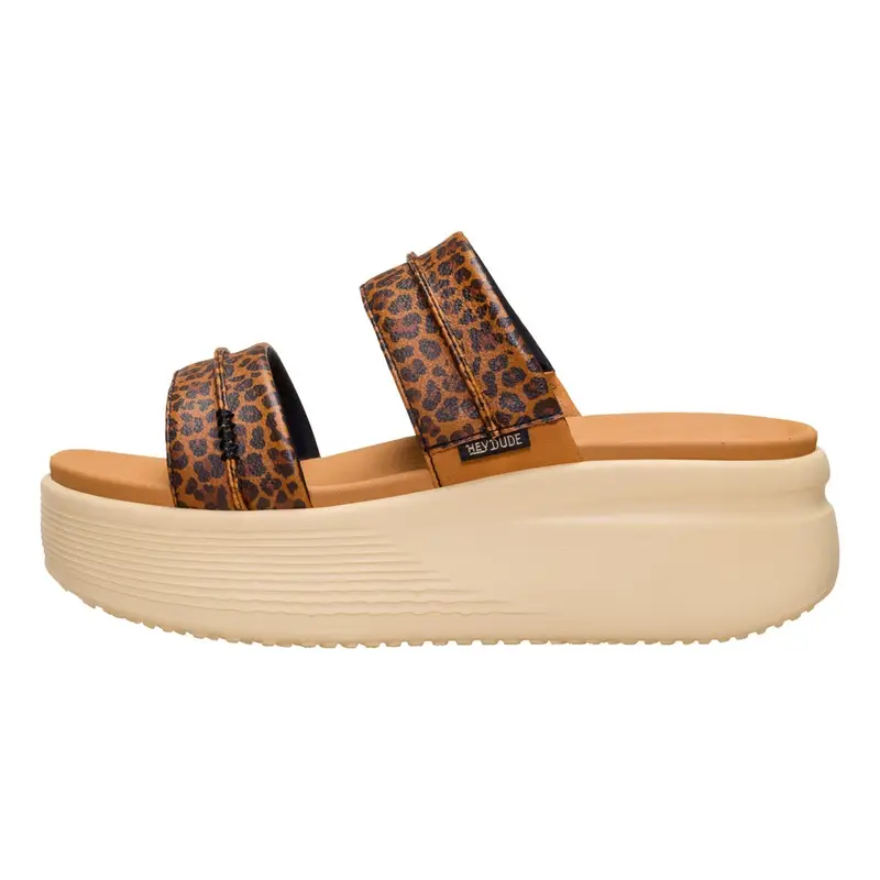 Austin Slide Classic Tan Leopard