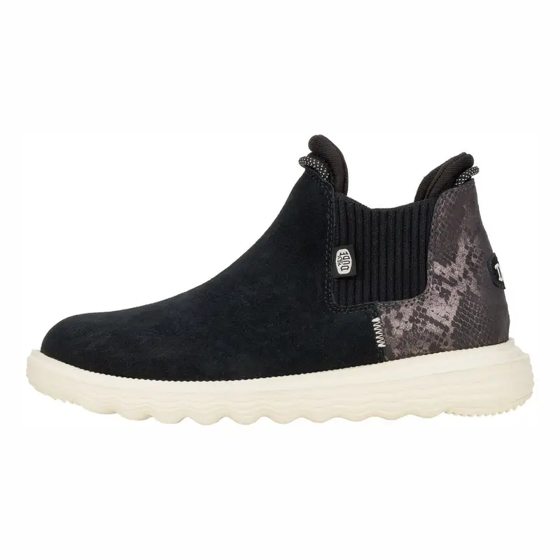 Branson W Suede Novelty Black