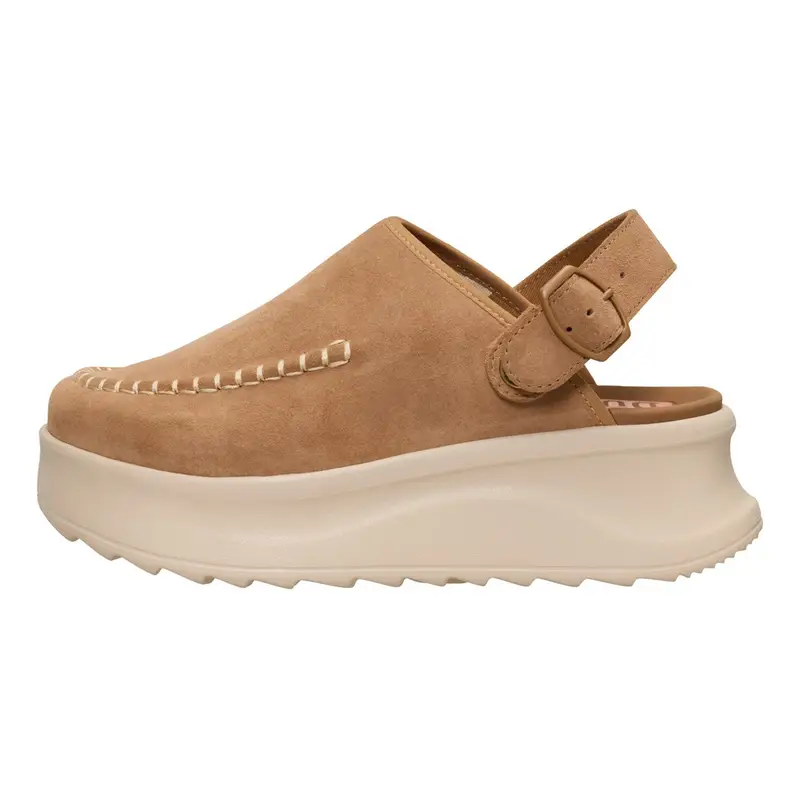 Delray Clog Suede Tan