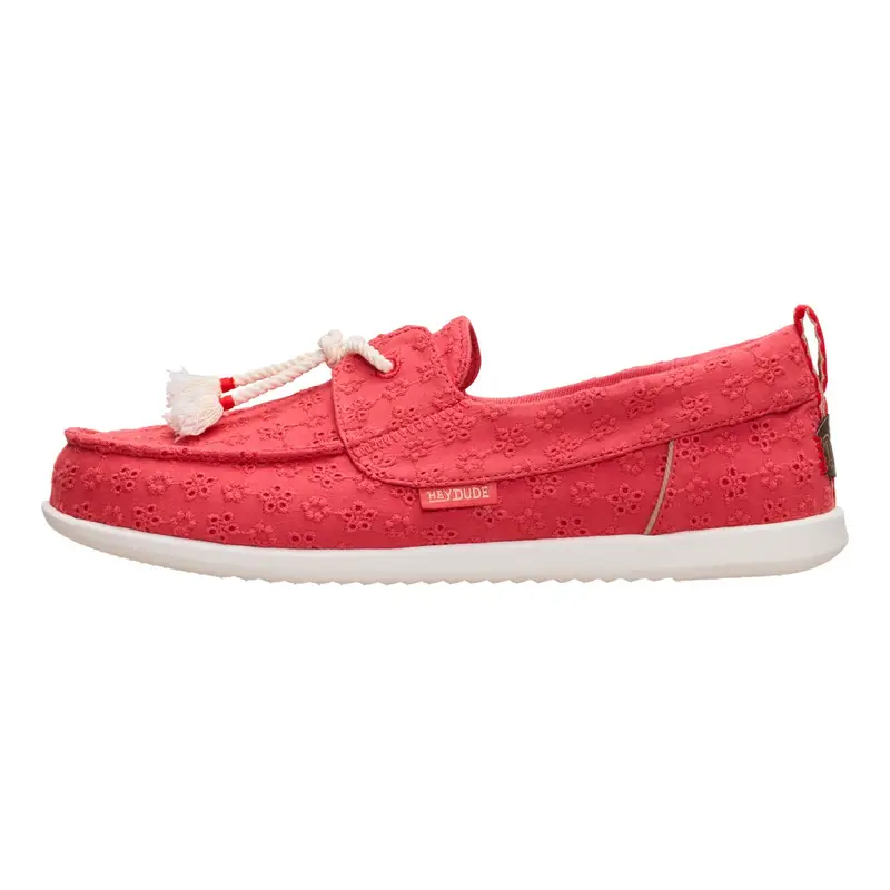 Harbor Breeze Lo Eyelet Washed Red