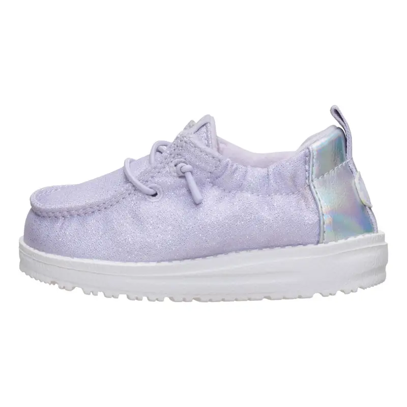 Lildude Slip On Novelty Sparkle Purple