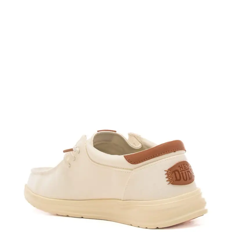 mocassini da uomo paul canvas con tomaia in tela bianchi miniatura 3