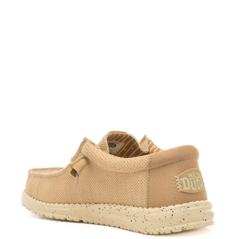 mocassini da uomo wally stretch sox in mesh elasticizzato crema ecru miniatura 3