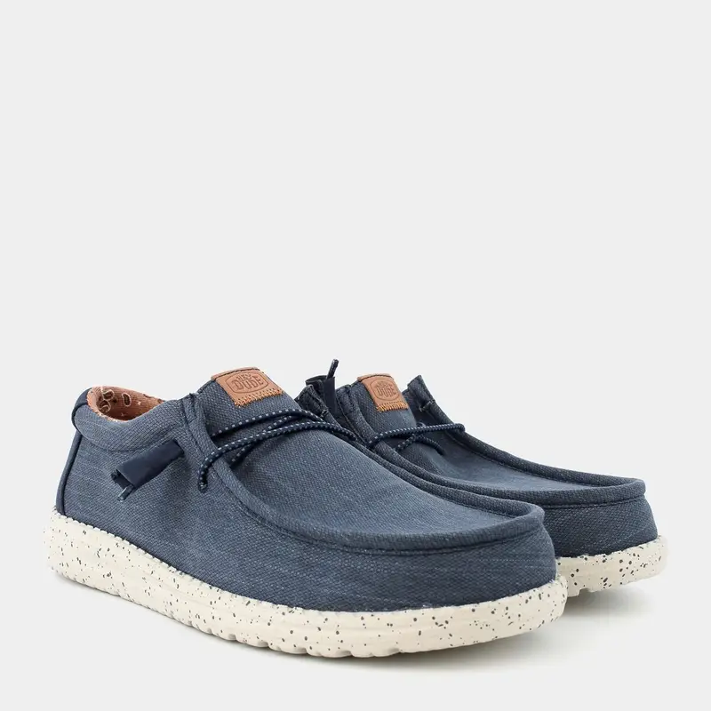 Hey Dude Mocassini Uomo Blu 3448747 miniatura 2