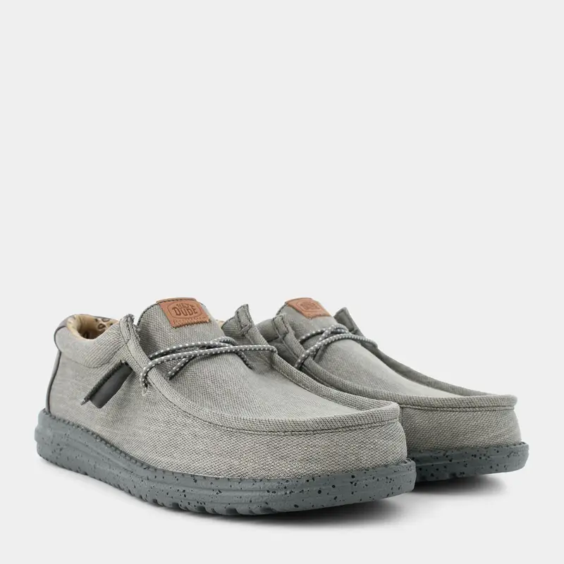 Hey Dude Mocassini Uomo Grigio 2505399 miniatura 2