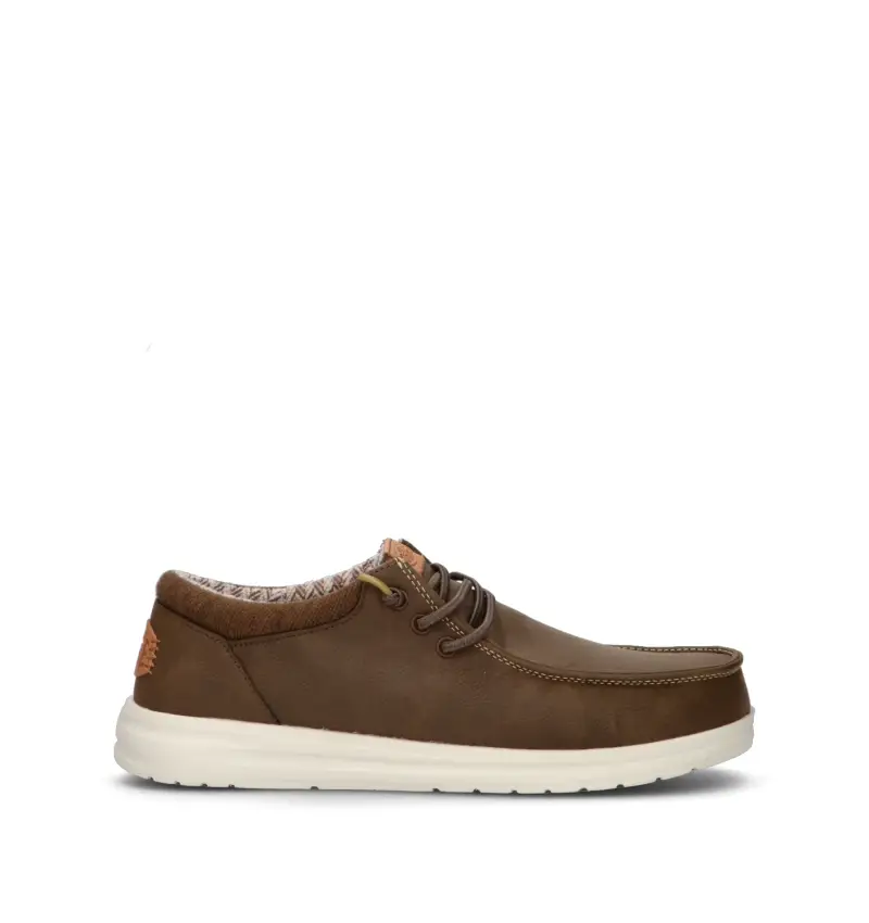 Mocassino uomo marrone in nabuk Vario