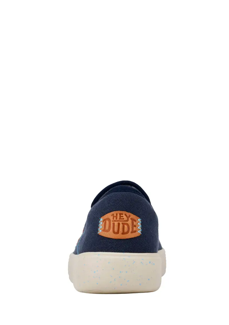 HEY DUDE - Mocassino Uomo Navy miniatura 3