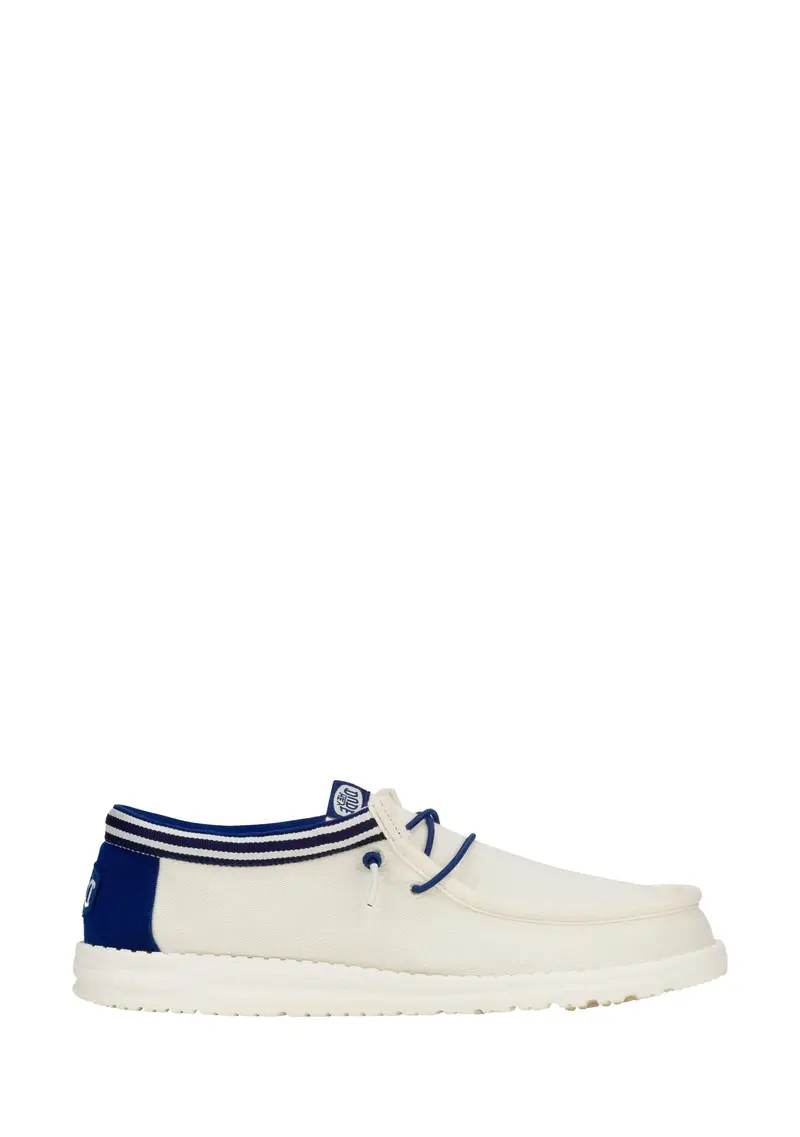 HEY DUDE - Mocassino Uomo White/blu