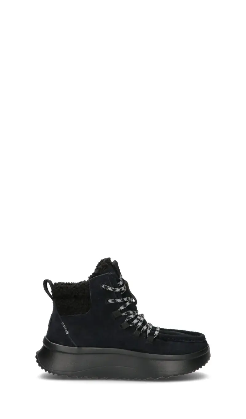 Polacco donna nero in suede Vario