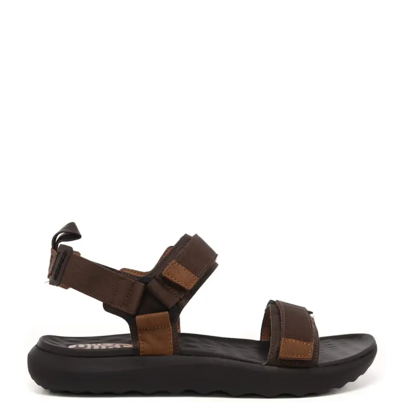 Hey Dude sandali da uomo carsonregolabili con suola in morbida schiuma marrone brown