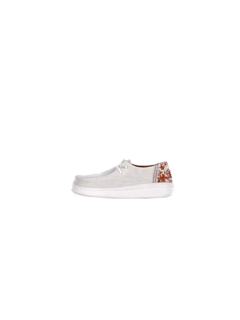 Scarpe da barca Donna HEY DUDE White multi Wendy rise animal