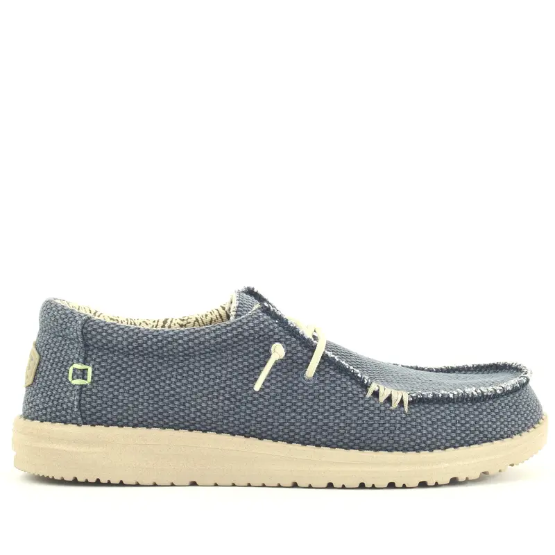 HEY DUDE Sneaker Wally Braided Blu Size EU 44