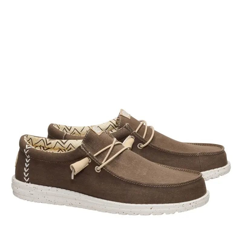 Sneaker Wally Stretch Canvas Marrone miniatura 2