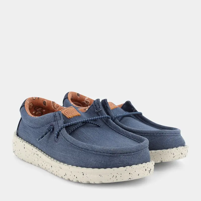 Sneakers Hey Dude da Bambino, blu miniatura 2