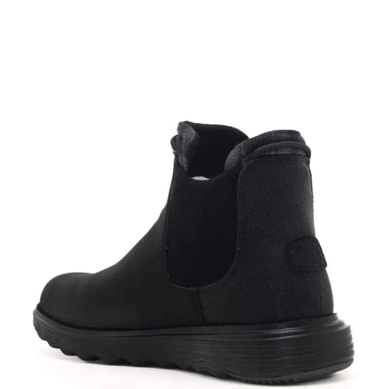 stivaletti da uomo idrorepellenti con suola flessibile e leggera neri miniatura 2