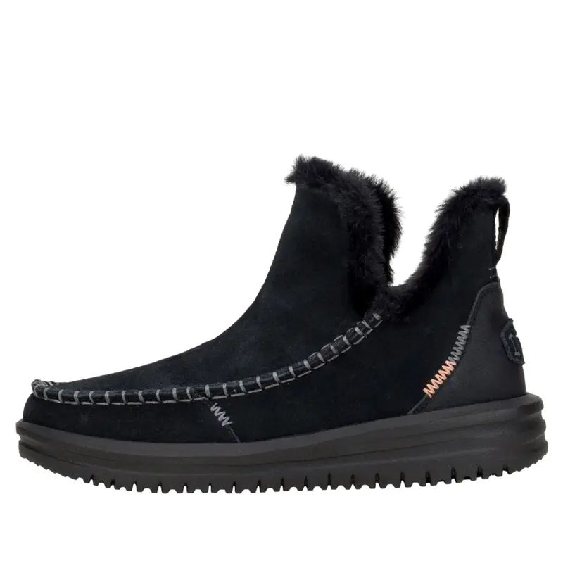 Stivaletto Camden Suede Nero