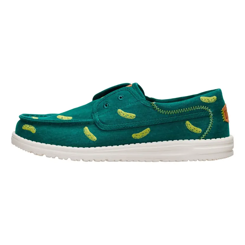 Wally Cru Embroidered Green