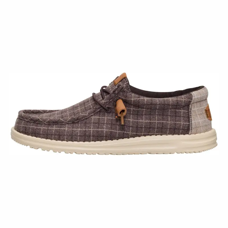 Wally Plaid Corduroy Mole Brown