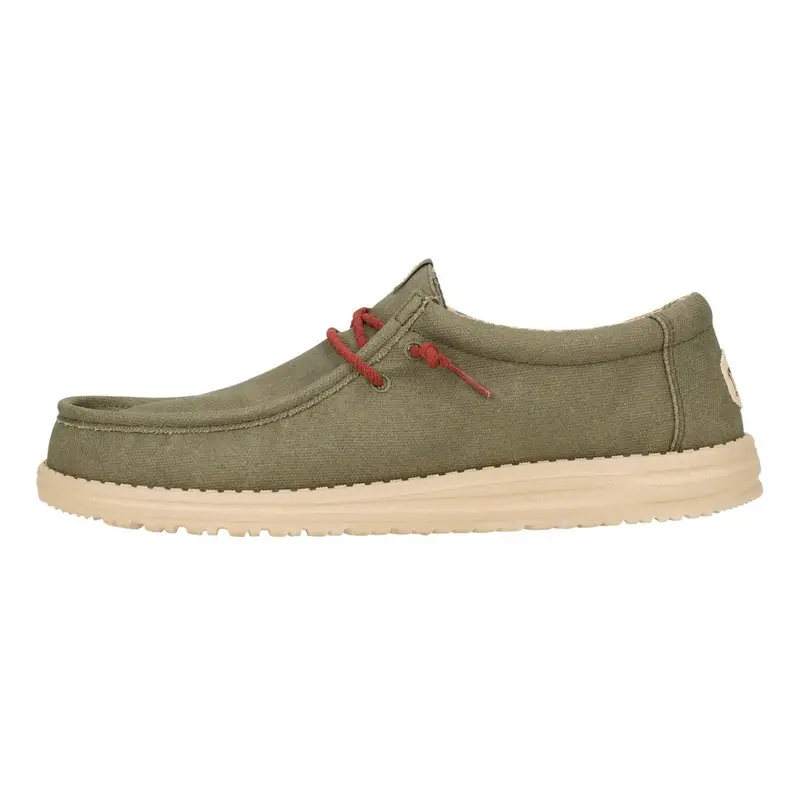 Wally Waxed Canvas M Olive