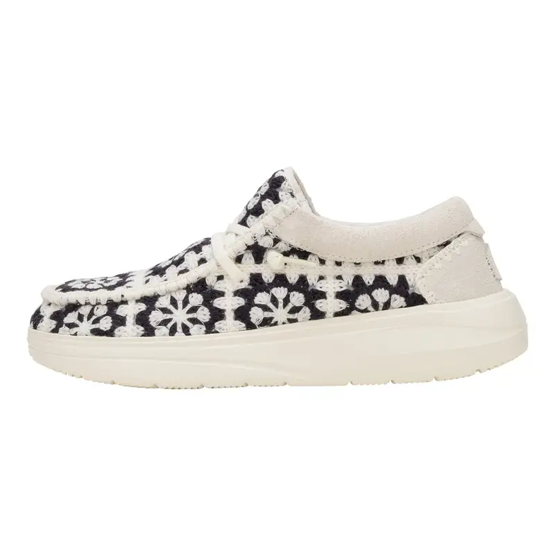 Wendy Comf Cottage Crochet Black