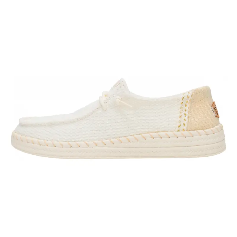 Wendy Espadrille Woven White