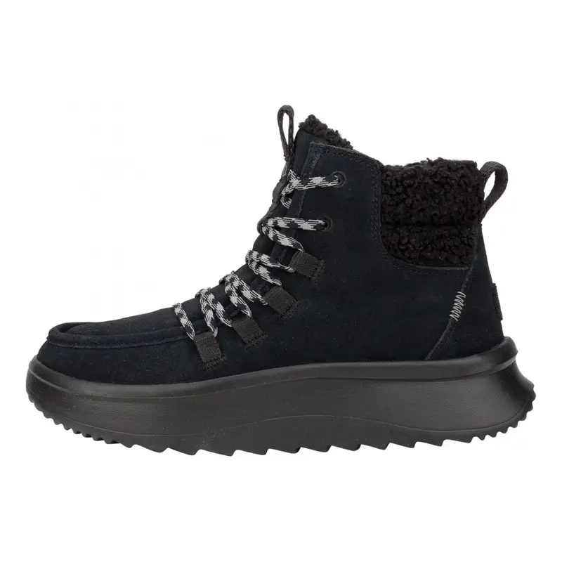Wendy Peak Apres Suede Cozy W Black