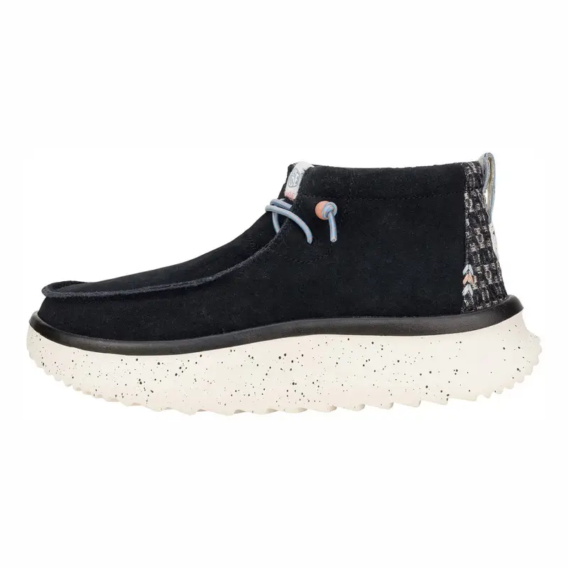 Wendy Peak Hi Suede Black