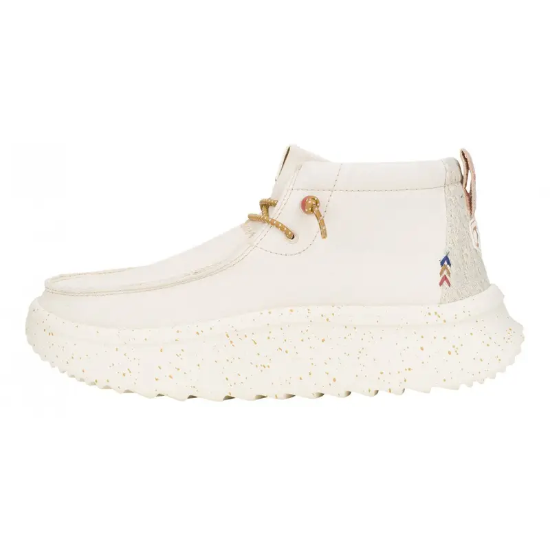 Wendy Peak Hi Suede Ivory