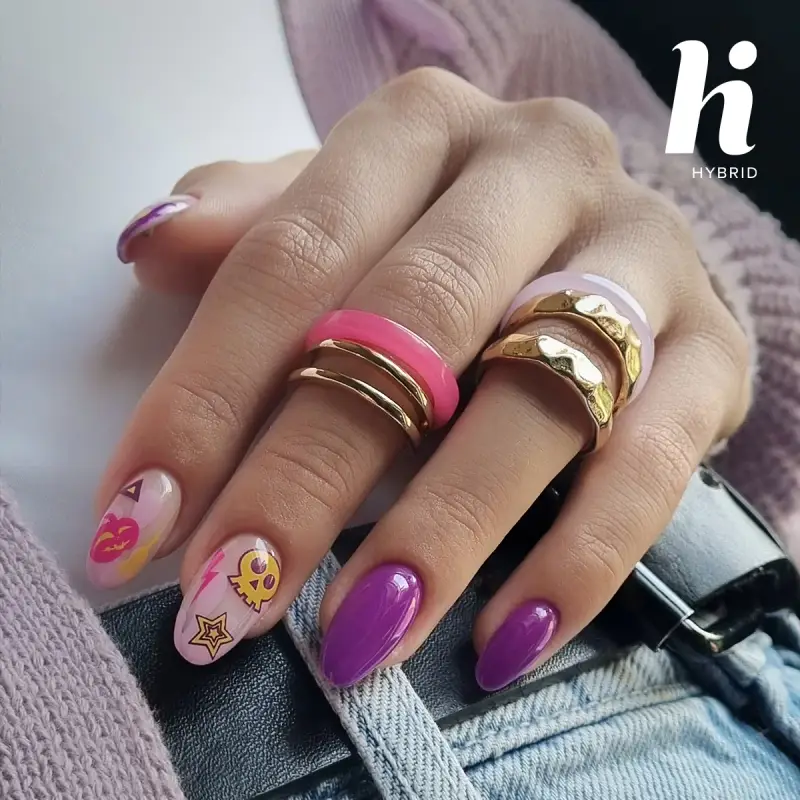 Accessori Nails sticker HALLOWEEN #01 - Accessori unghie miniatura 2