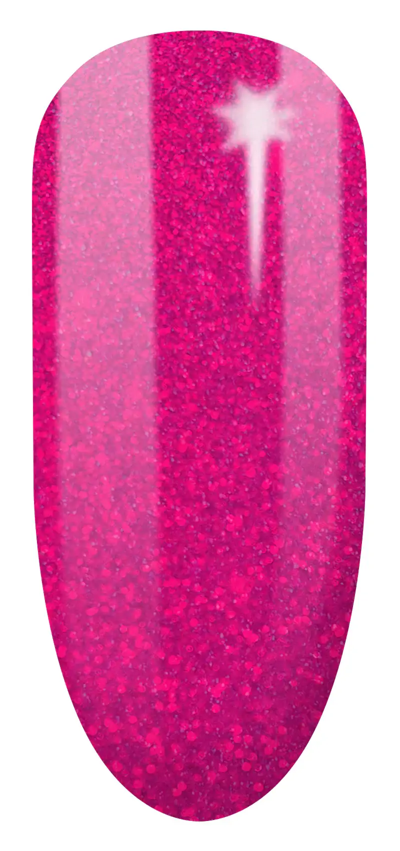 UV Gel Polish Butterflies Smalto Semipermanente #263 Glitter Magenta - Smalto gel e semipermanente #263 Glitter Magenta miniatura 2