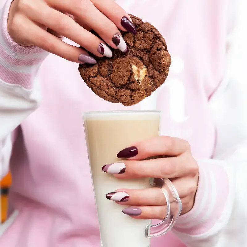 UV Gel Polish Choco&Latte Smalto Semipermanente #201 Intense Cranberry - Smalto gel e semipermanente #201 Intense Cranberry miniatura 3