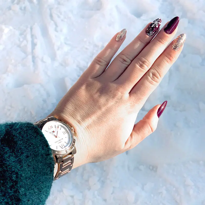 UV Gel Polish Choco&Latte Smalto Semipermanente #201 Intense Cranberry - Smalto gel e semipermanente #201 Intense Cranberry miniatura 4