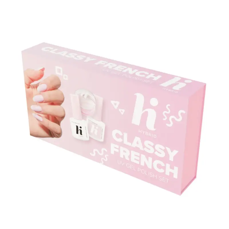 UV Gel Polish CLASSY FRENCH Set - Cofanetti make up miniatura 2