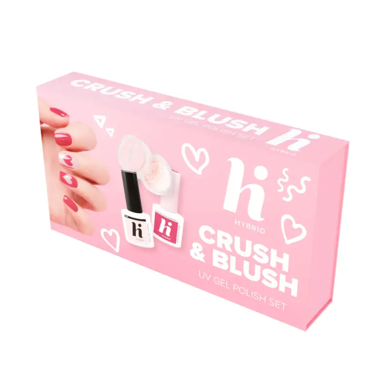 UV Gel Polish Crush & Blush Set - Smalto gel e semipermanente, Cofanetti make up miniatura 2