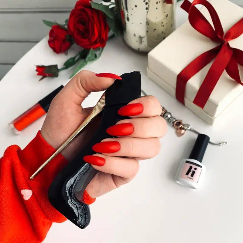 UV Gel Polish Date Smalto Semipermanente #245 Classic Red - Smalto gel e semipermanente #245 Classic Red miniatura 4