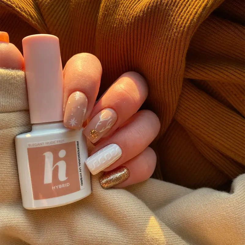 UV Gel Polish Date Smalto Semipermanente #421 Elegant Nude - Smalto gel e semipermanente #421 Elegant Nude miniatura 4