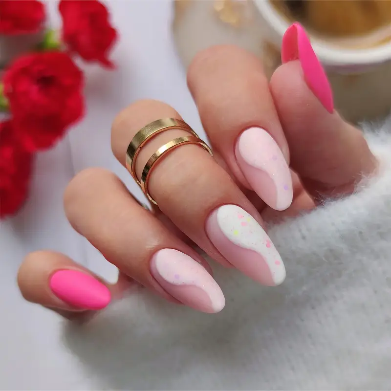 UV Gel Polish Donuts Smalto Semipermanente #140 Strawberry Crunch Cake - Smalto gel e semipermanente #140 Strawberry Crunch Cake miniatura 4