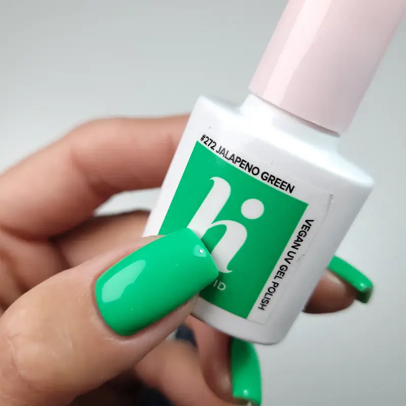 UV Gel Polish Fiesta Smalto Semipermanente #272 Jalapeno Green - Smalto gel e semipermanente #272 Jalapeno Green miniatura 4