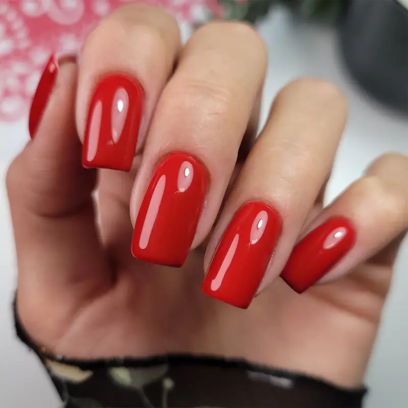 UV Gel Polish Fiesta Smalto Semipermanente #275 Red Sombrero - Smalto gel e semipermanente #275 Red Sombrero miniatura 4