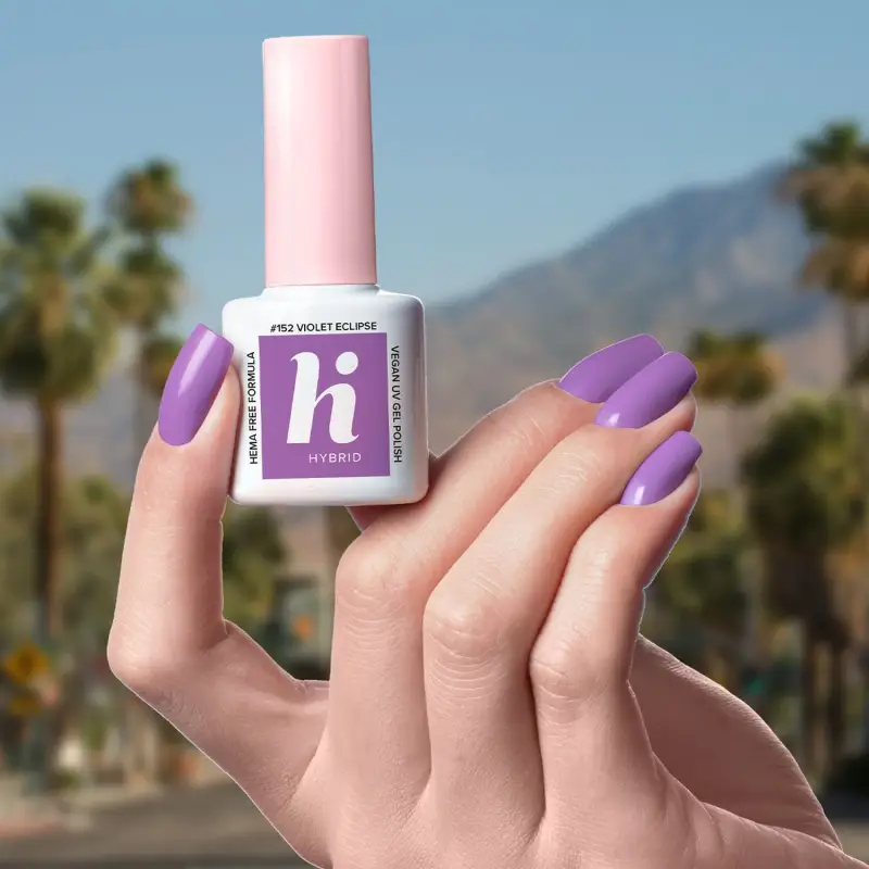 UV Gel Polish Palm Springs Smalto Semipermanente #152 Violet Eclipse - Smalto gel e semipermanente #152 Violet Eclipse miniatura 3