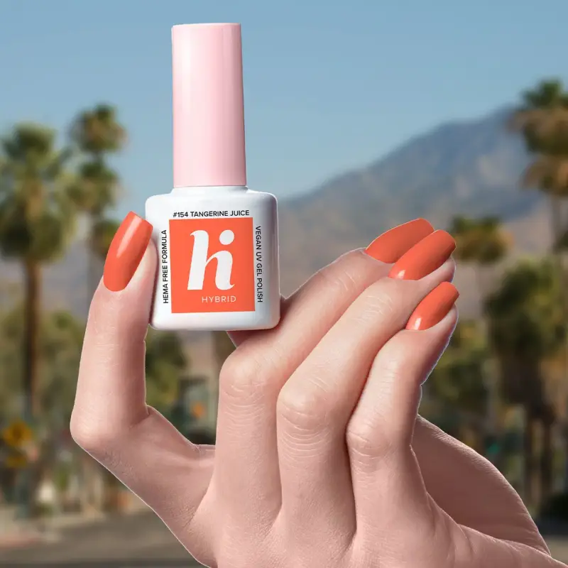 UV Gel Polish Palm Springs Smalto Semipermanente #154 Tangarine Juice - Smalto gel e semipermanente #154 Tangarine Juice miniatura 3