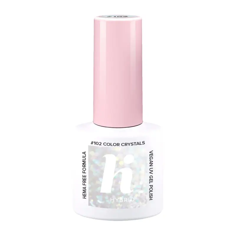 UV Gel Polish Party Smalto Semipermanente #102 Color Crystals - Smalto gel e semipermanente #102 Color Crystals
