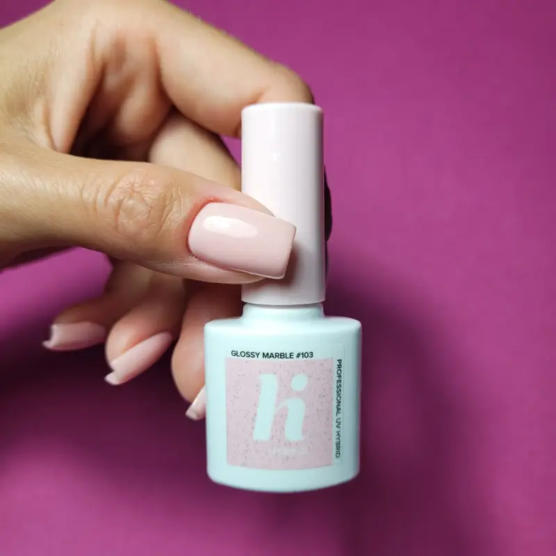 UV Gel Polish Party Smalto Semipermanente #103 Glossy Marble - Smalto gel e semipermanente #103 Glossy Marble miniatura 3