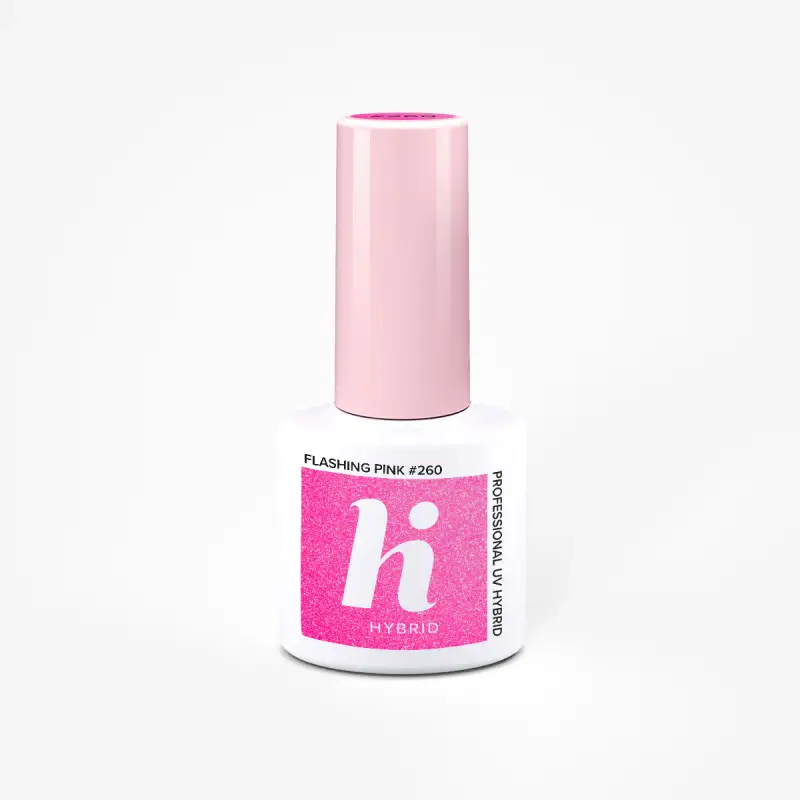 UV Gel Polish Party Smalto Semipermanente #260 Flashing Pink - Smalto gel e semipermanente #260 Flashing Pink