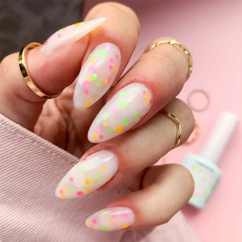 UV Gel Polish Pop Smalto Semipermanente #099 Rainbow Mix - Smalto gel e semipermanente #099 Rainbow Mix miniatura 4