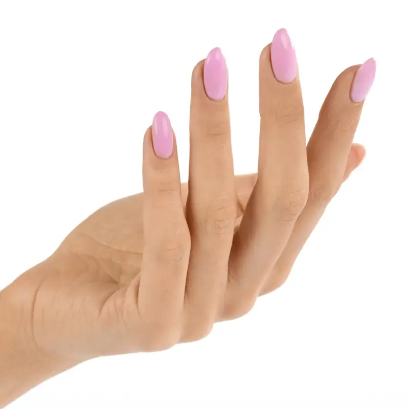 UV Gel Polish Smalto semipermanente EASY 3in1 #604 Happy Pink - Smalto gel e semipermanente #604 Happy Pink miniatura 3