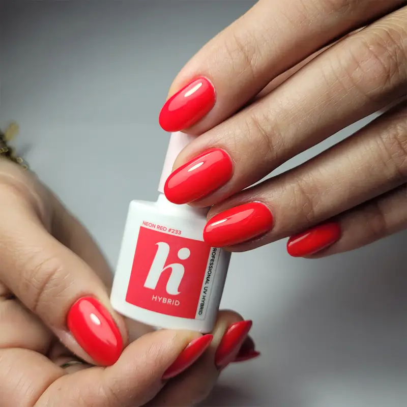UV Gel Polish Sport Smalto Semipermanente #233 Neon Red - Smalto gel e semipermanente #233 Neon Red miniatura 3