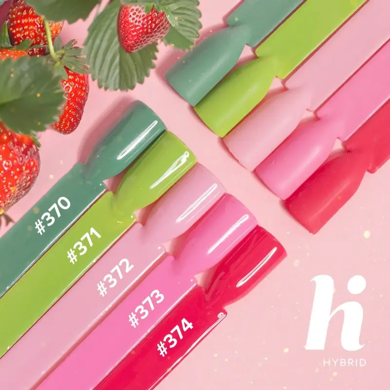 UV Gel Polish Strawberrymania Smalto Semipermanente #374 Strawberry Red - Smalto gel e semipermanente #374 Strawberry Red miniatura 5