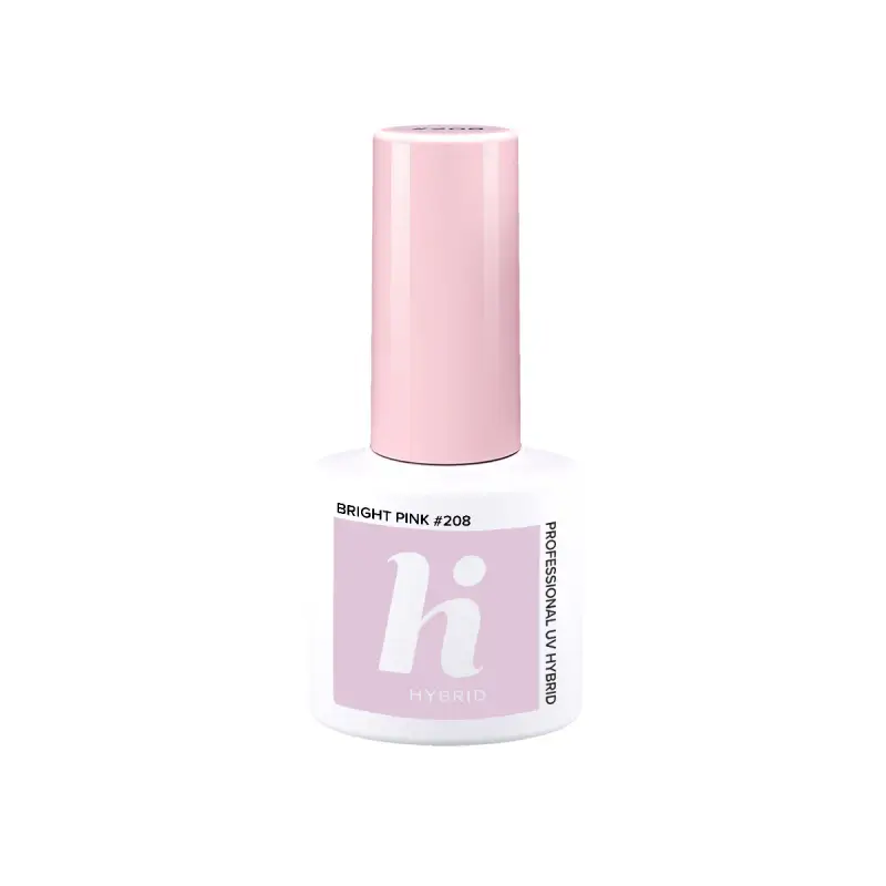 UV Gel Polish Unicorn Smalto Semipermanente #208 Bright Pink - Smalto gel e semipermanente #208 Bright Pink